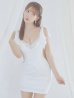 画像30: XSサイズあり【ANGEL R/エンジェルアール】リボンショルダー / Vカット / ビジュー / メッシュ / マイクロミニドレス/ キャバドレス[OF2]