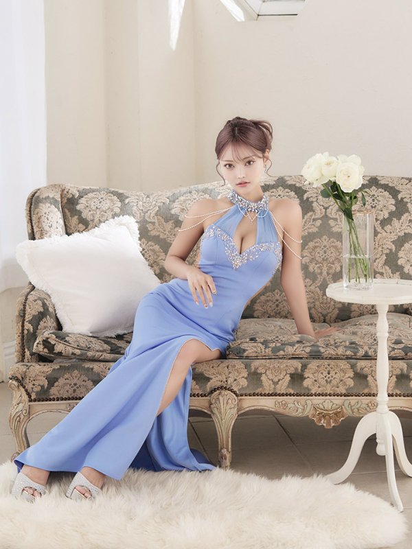 アイルブルー モデル:如月れい 身長:156cm 着用サイズ:Sサイズ