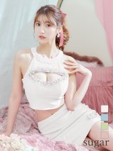 XSサイズあり【ANGEL R/エンジェルアール】バストスカートカット/ ビジュー/ セパレート/ タイト/ マイクロミニ/ ミニドレス/ キャバドレス[OF2]