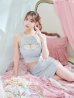 画像6: XSサイズあり【ANGEL R/エンジェルアール】バストスカートカット/ ビジュー/ セパレート/ タイト/ マイクロミニ/ ミニドレス/ キャバドレス[OF2]