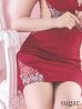 画像40: XSサイズあり【ANGEL R/エンジェルアール】ウエストスパンコール/ ビジュー/ アンイーブンファブリック/ キャミソール/ タイト/ ミニドレス/ キャバドレス[OF2]