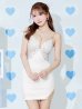 画像13: XSサイズあり【ANGEL R/エンジェルアール】フロントアッパーレースフラワー/ ビジュー/ シアー/ キャミソール/ タイト/ ミニドレス/ キャバドレス[OF2]