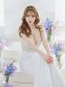 画像2: 【ANGEL R/エンジェルアール】アッパーフラワーレース/ ビジュー/ バストシアー/ キャミソール/ マーメイド/ ロングドレス/ キャバドレス long[OF2] (2)