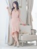 画像11: XSサイズあり【ANGEL R/エンジェルアール】アシンメトリーショルダー/ パールビジュー/ セパレート/ マーメイド/ ラメ/ ミディアムドレス/ キャバドレス[OF2]