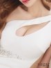 画像20: 【ANGEL R/エンジェルアール】ワンショルダー/ バストカットデザイン/ ビジュー/ マーメード/ ロングドレス/ キャバドレス long[OF2]