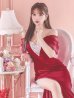 レッド モデル：三上悠亜　身長：159cm　着用サイズ：Sサイズ