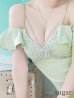 画像26: XSサイズあり【ANGEL R/エンジェルアール】バストショルダービジュー/ フリルオフショルダー/ タイト/ マイクロミニ/ ミニドレス/ キャバドレス[OF2]