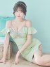 画像18: XSサイズあり【ANGEL R/エンジェルアール】バストショルダービジュー/ フリルオフショルダー/ タイト/ マイクロミニ/ ミニドレス/ キャバドレス[OF2]