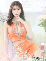 XSサイズあり【ANGEL R/エンジェルアール】オープンバスト/ デコルテビジュー/ アメスリ/ チェーン/ セパレート/ マイクロミニ/ タイト/ ミニドレス/ キャバドレス[OF2]