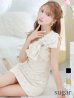 XSサイズあり【Angel R/エンジェルアール】ビッグリボン/ パールビジュー/ ツイード/ スパンコール/ ワンショルダー/ タイト/ ミニドレス/ キャバドレス　ホワイト