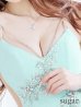 画像13: XSサイズあり【ANGEL R/エンジェルアール】フロントビジューライン/ アンイーブンファブリック/ シアー/ ワンカラー/ タイト/ ミニドレス/ キャバドレス[OF2]