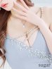 画像13: 【ANGEL R/エンジェルアール】パールビジュー/ ビーズ/ セパレート/ スリット/ タイト/ ワンカラー/ ロングドレス/ キャバドレス long[OF2]