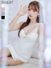 画像14: XSサイズあり【ANGEL R/エンジェルアール】フラワーレース/ メッシュ/ ワンショルダー/ ビジュー/ ワンカラー/ タイト/ ミニドレス/ キャバドレス[OF2]