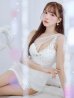 画像15: XSサイズあり【ANGEL R/エンジェルアール】フラワーレース/ メッシュ/ ワンショルダー/ ビジュー/ ワンカラー/ タイト/ ミニドレス/ キャバドレス[OF2]