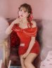 画像12: XSサイズあり【ANGEL R/エンジェルアール】リボンオフショルダー/ パールチェーン/ ツイード/ セパレート/ マイクロミニドレス/ キャバドレス[OF2]