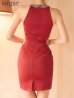 レッド　モデル：ゆめ　身長：160cm　着用サイズ：Sサイズ