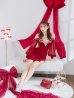 画像10: XSサイズあり【ANGEL R/エンジェルアール】シフォンロングスリーブ/ フラワーレース/ ビジュー/ タイト/ ミニドレス/ キャバドレス[OF2]