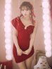 画像3: XSサイズあり【ANGEL R/エンジェルアール】ワンショルダーリボンデザイン/ パール/ ビジュー/ タイト/ ミニドレス/ キャバドレス[OF2]