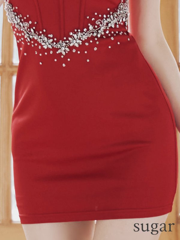 レッド  モデル:ゆめ 身長:160cm 着用サイズ:Sサイズ