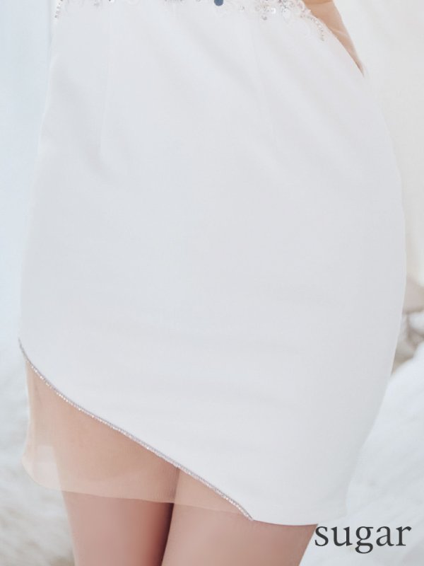 ホワイト モデル:ゆめ 身長:160cm 着用サイズ:Sサイズ