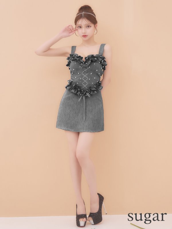 ダークグレイ モデル:ももか 身長:156cm 着用サイズ:Sサイズ