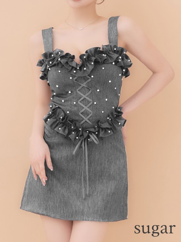 ダークグレイ モデル:ももか 身長:156cm 着用サイズ:Sサイズ