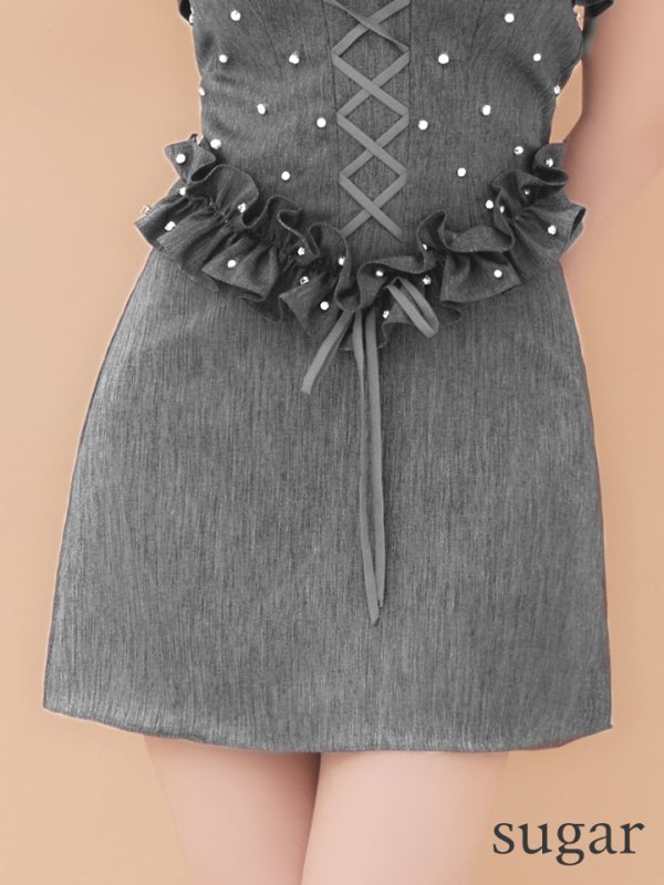 ダークグレイ モデル:ももか 身長:156cm 着用サイズ:Sサイズ