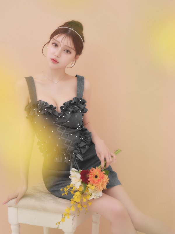 ダークグレイ モデル:ももか 身長:156cm 着用サイズ:Sサイズ