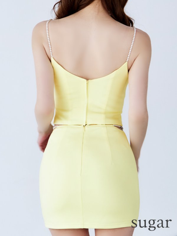 イエロー　モデル：ゆめ　身長：160cm　着用サイズ：Sサイズ