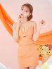 オレンジ モデル：三上悠亜　身長：159cm　着用サイズ：Sサイズ