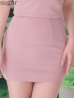 ピンク モデル：ゆめ 身長160cm　着用サイズ：Sサイズ