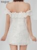 ホワイト　モデル：三上悠亜　身長：159cm　着用サイズ：Sサイズ