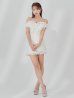 ホワイト　モデル：三上悠亜　身長：159cm　着用サイズ：Sサイズ