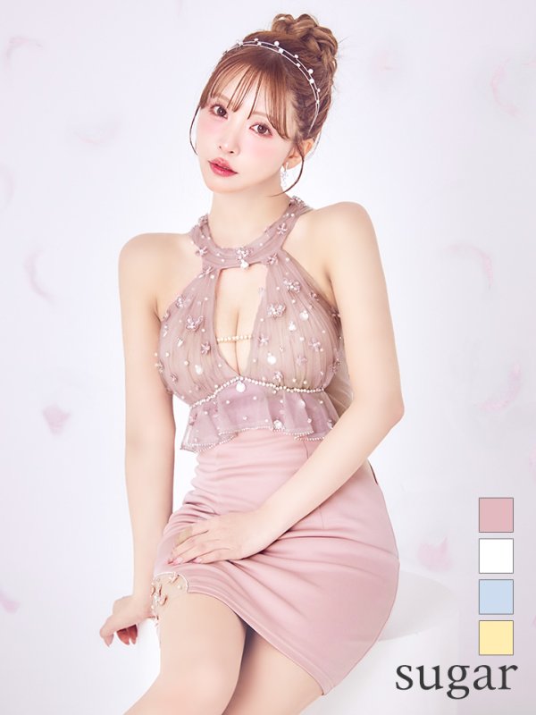 ピンク モデル：三上悠亜　身長：159cm　着用サイズ：Sサイズ