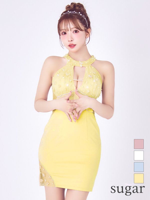 イエロー モデル：三上悠亜　身長：159cm　着用サイズ：Sサイズ