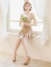 ベージュ　モデル：明日花キララ　身長：162cm　着用サイズ：Sサイズ