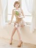 ベージュ　モデル：明日花キララ　身長：162cm　着用サイズ：Sサイズ