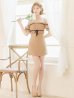 ベージュ　モデル：明日花キララ　身長162cm　着用サイズ：Sサイズベージュ　モデル：明日花キララ　身長162cm　着用サイズ：Sサイズ