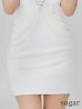 ホワイト　モデル：三上悠亜　身長：159cm　着用サイズ：Sサイズ