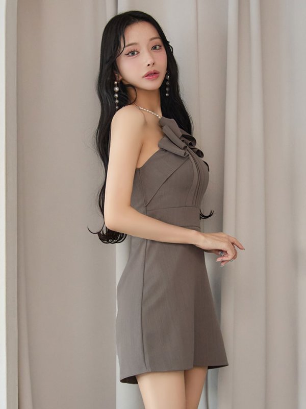 グレー　モデル：まおちゃる　身長：158cm　着用サイズ：Sサイズ