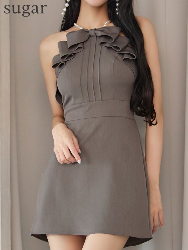 グレー　モデル：まおちゃる　身長：158cm　着用サイズ：Sサイズ