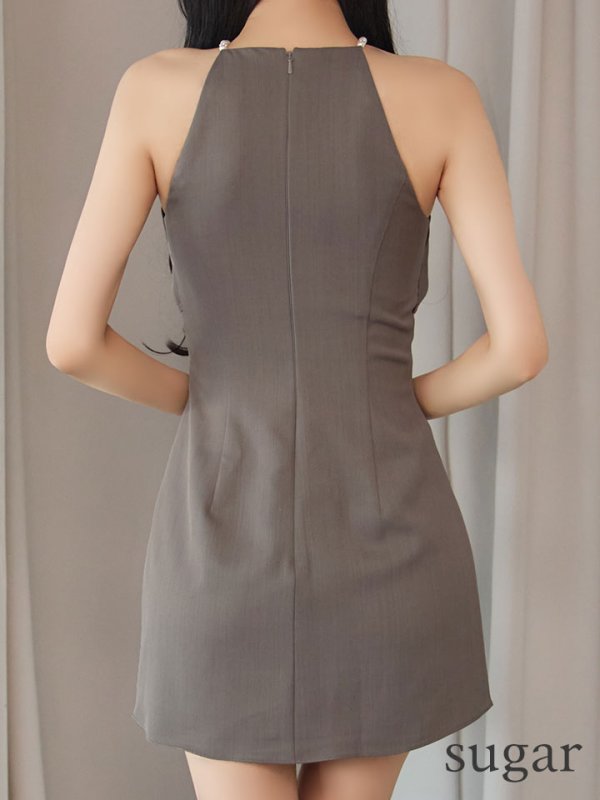 グレー　モデル：まおちゃる　身長：158cm　着用サイズ：Sサイズ