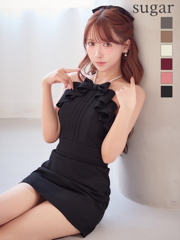 ブラック　モデル：三上悠亜　身長：159cm　着用サイズ：Sサイズ