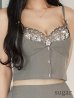 グレー　モデル：まおちゃる　身長：158cm　着用サイズ：Sサイズ