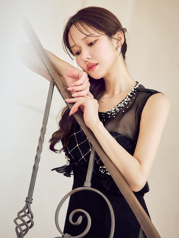 ブラック　モデル：ゆめ　身長：160cm　着用サイズ：Sサイズ