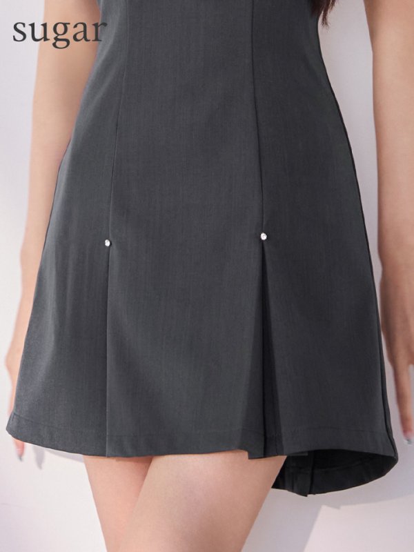 ダークグレー モデル：まおちゃる　身長：158cm　着用サイズ：Sサイズ