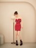 レッド モデル:ゆめ 身長:160cm 着用サイズ:Sサイズ