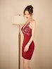 レッド　モデル：ゆめ　身長：160cm　着用サイズ：Sサイズ