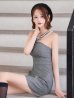 グレー　モデル：れみれみ　身長：163cm　着用サイズ：Sサイズ