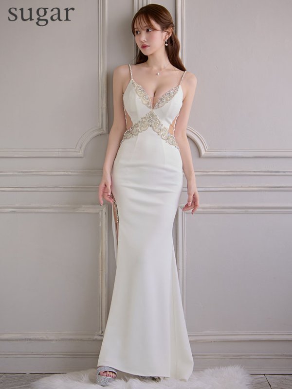 ホワイト　モデル：ゆめ　身長：160cm　着用サイズ：Sサイズ